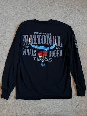 Black Long-Sleeve National Finals Rodeo Graphic Tee